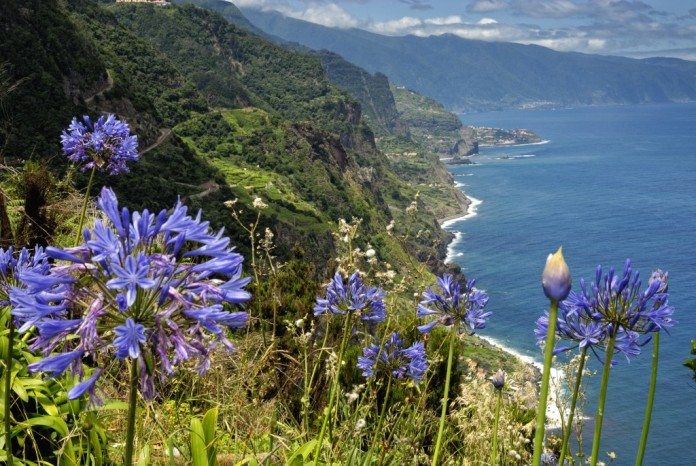 Steilküste auf Madeira bei Santana