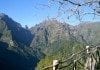 Spaziergang auf der Levada dos Balcões Aussichtspunkt Balcoes